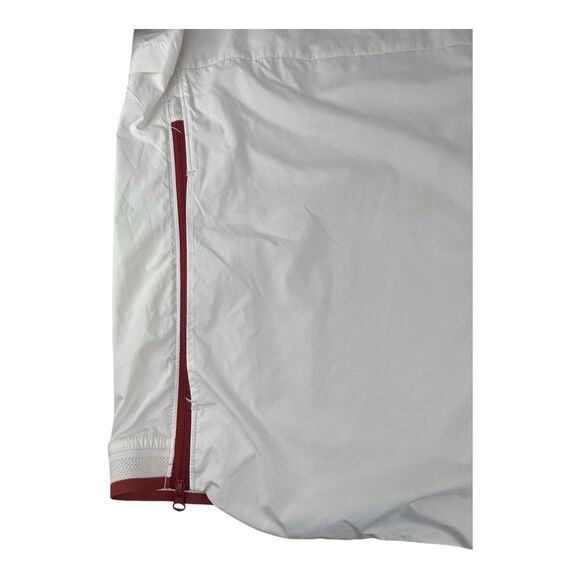 Arkansas Razorbacks Nike Jacket Mens S Windbreaker 1/4 Zip White On-Field - Picture 14 of 16